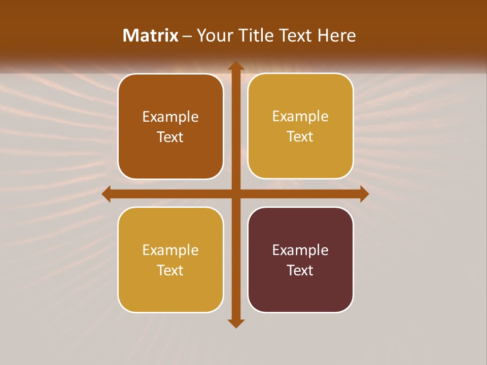 Unit Conditioner Power PowerPoint Template