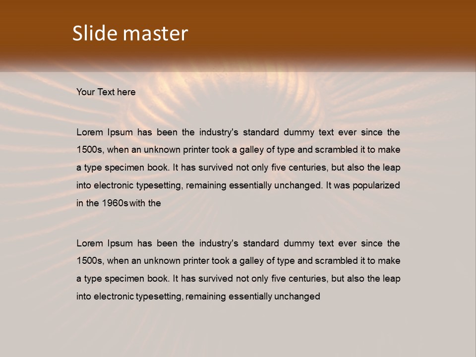 Unit Conditioner Power PowerPoint Template