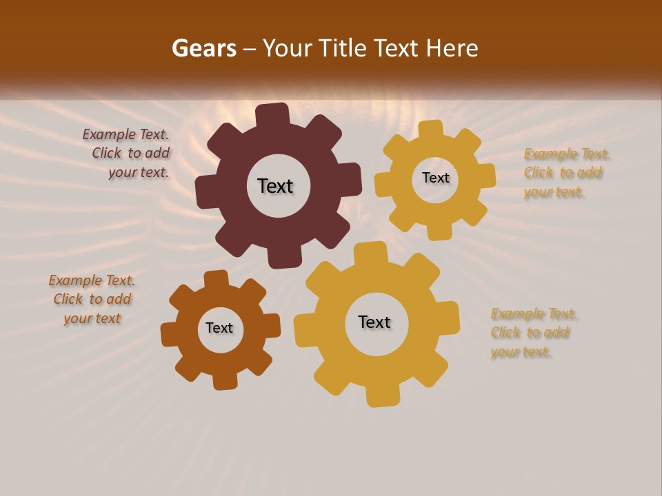 Unit Conditioner Power PowerPoint Template