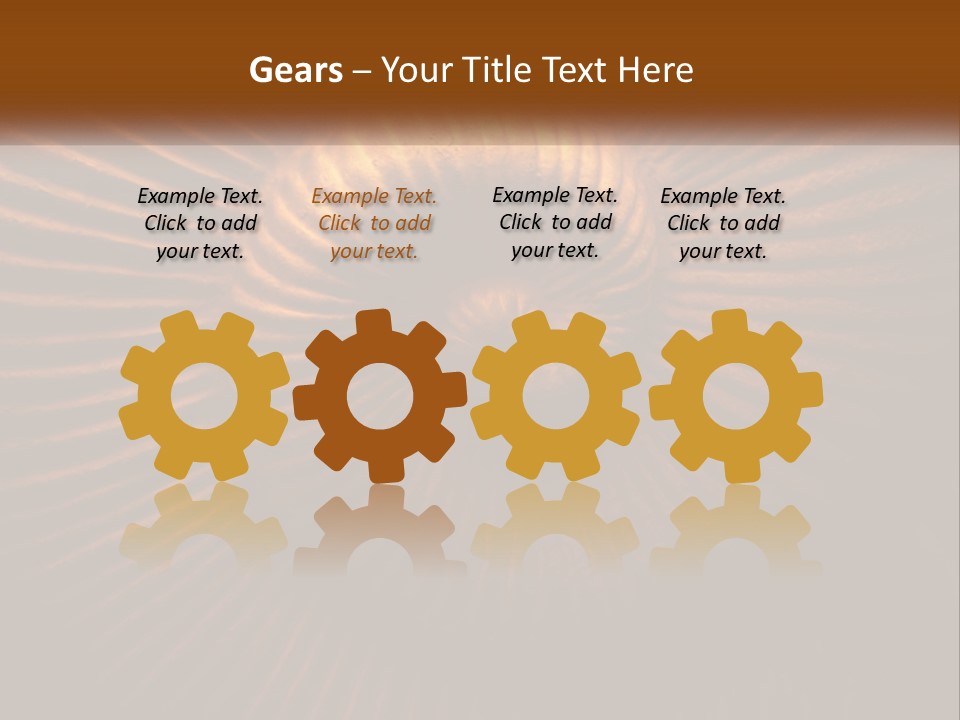 Unit Conditioner Power PowerPoint Template