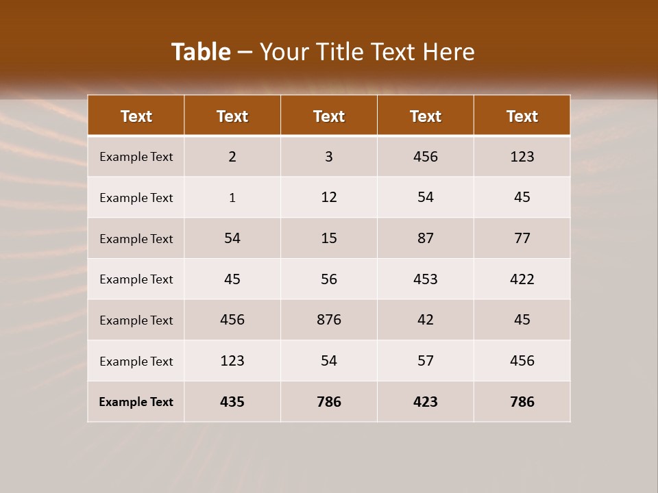 Unit Conditioner Power PowerPoint Template