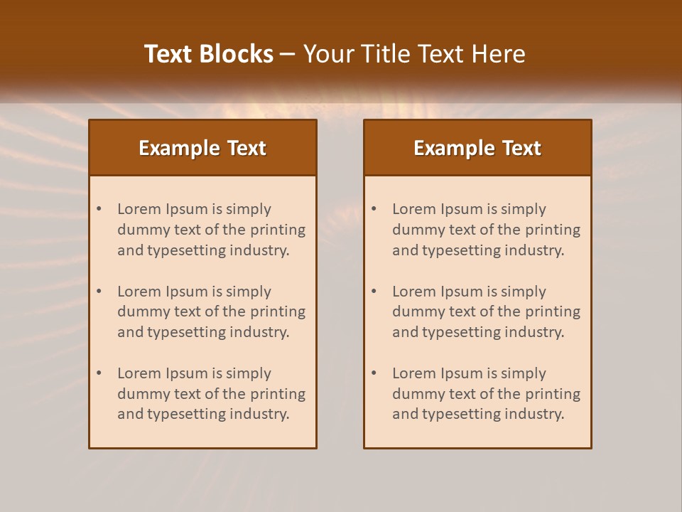 Unit Conditioner Power PowerPoint Template