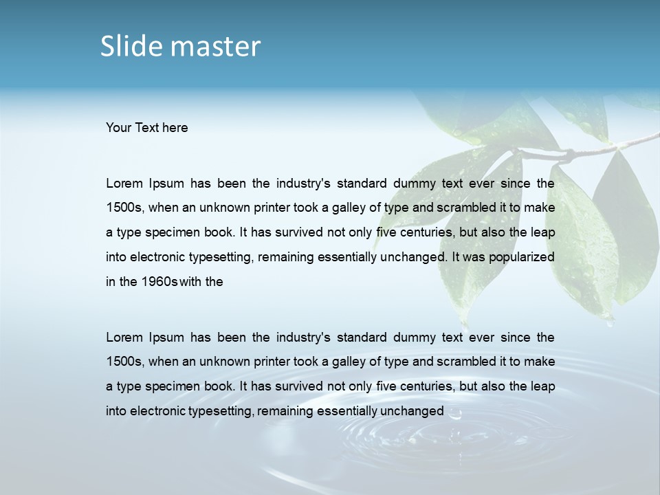 Technology Equipment Air PowerPoint Template