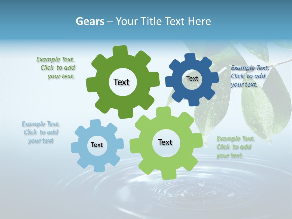 Technology Equipment Air PowerPoint Template