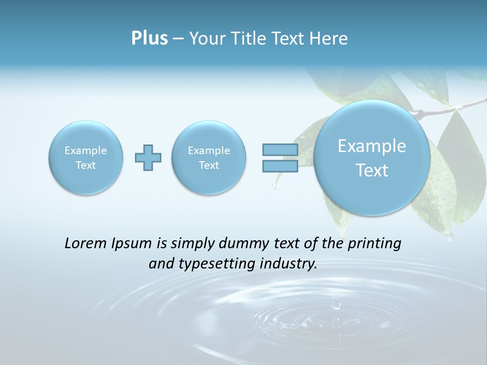 Technology Equipment Air PowerPoint Template
