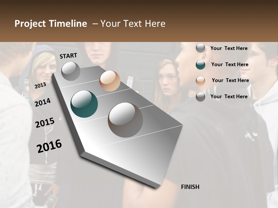 Climate Temperature Switch PowerPoint Template