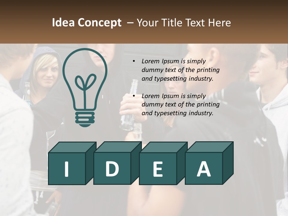 Climate Temperature Switch PowerPoint Template