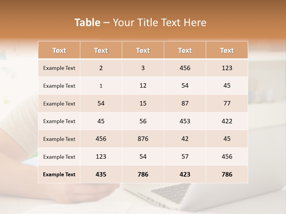 Temperature Equipment Power PowerPoint Template