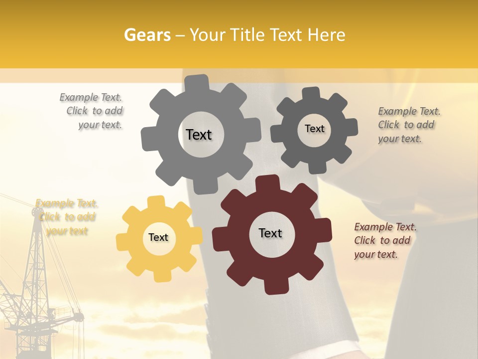 Conditioner Condition Technology PowerPoint Template