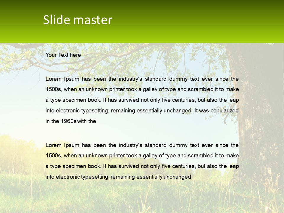 Electric Cool Unit PowerPoint Template