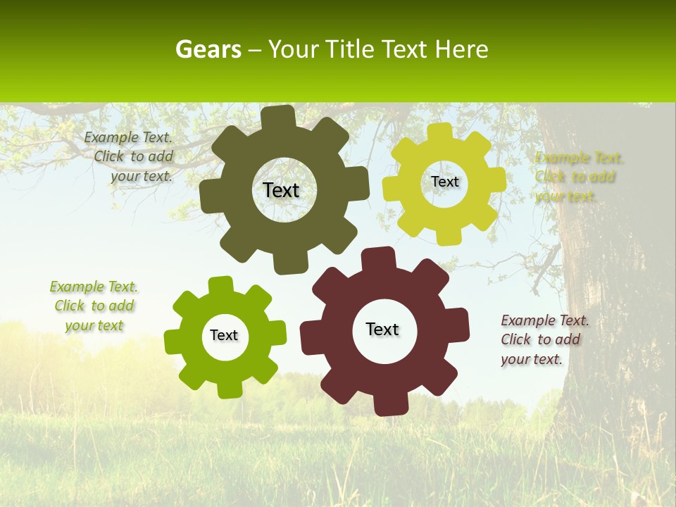 Electric Cool Unit PowerPoint Template