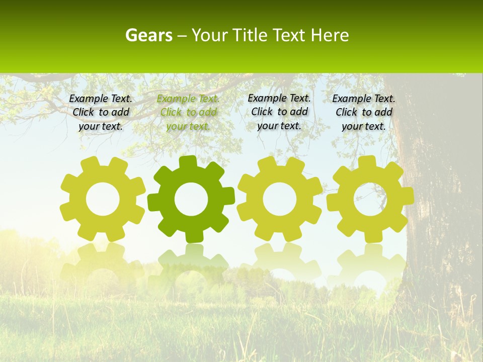 Electric Cool Unit PowerPoint Template