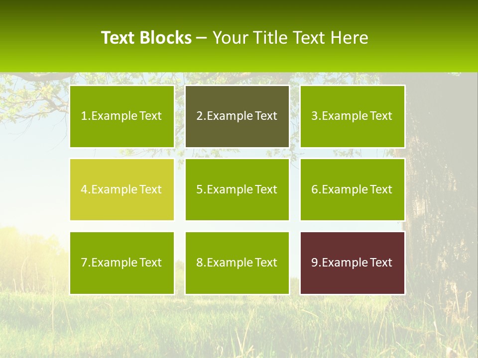 Electric Cool Unit PowerPoint Template