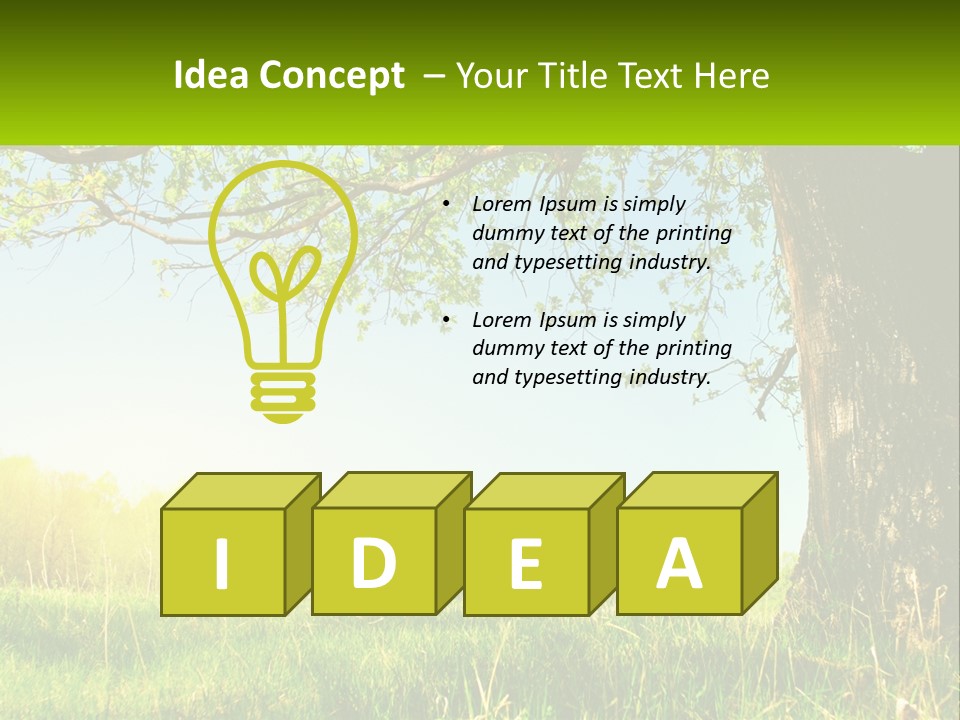 Electric Cool Unit PowerPoint Template