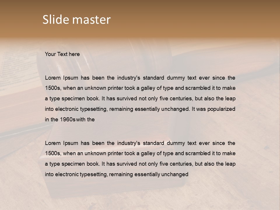 Unit Technology System PowerPoint Template