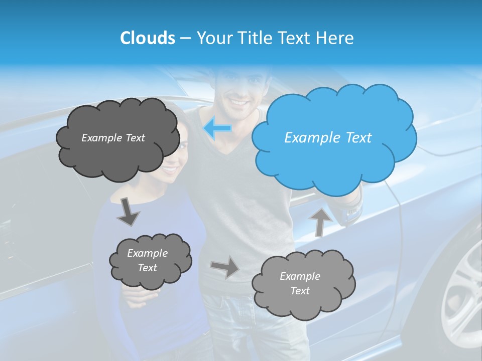 Electricity White House PowerPoint Template