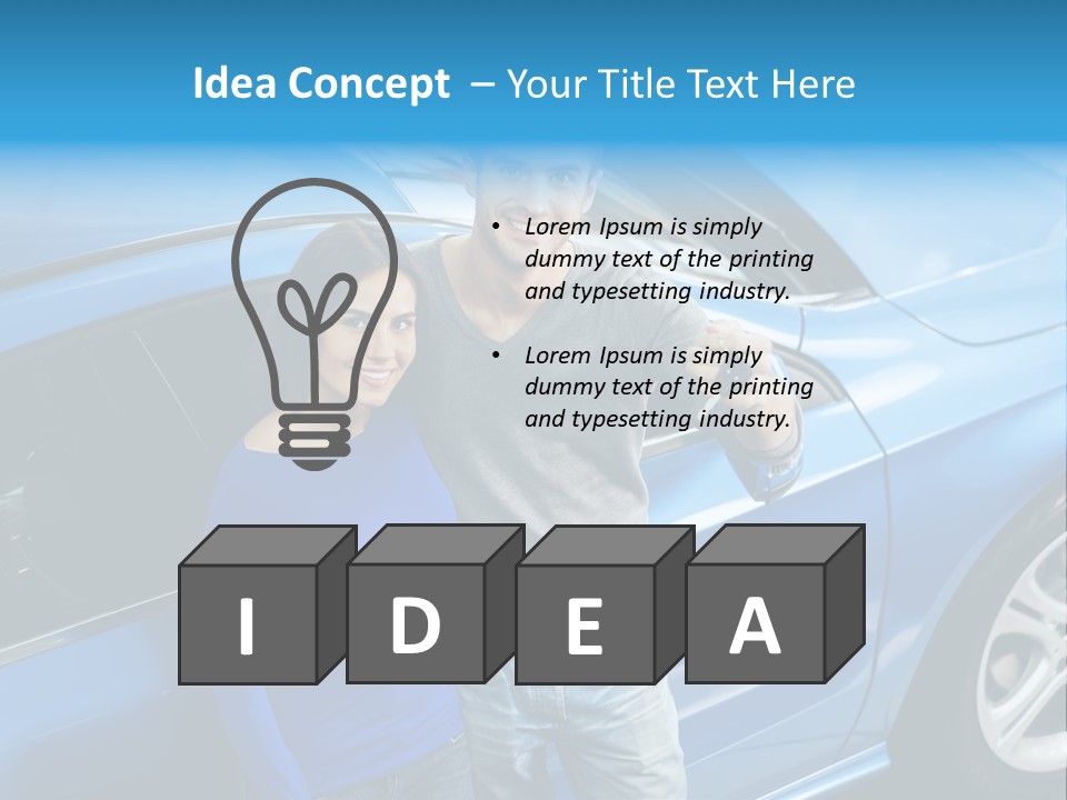 Electricity White House PowerPoint Template