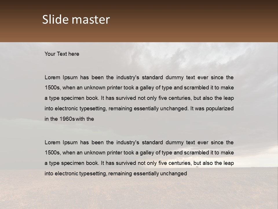 Equipment Conditioner Part PowerPoint Template