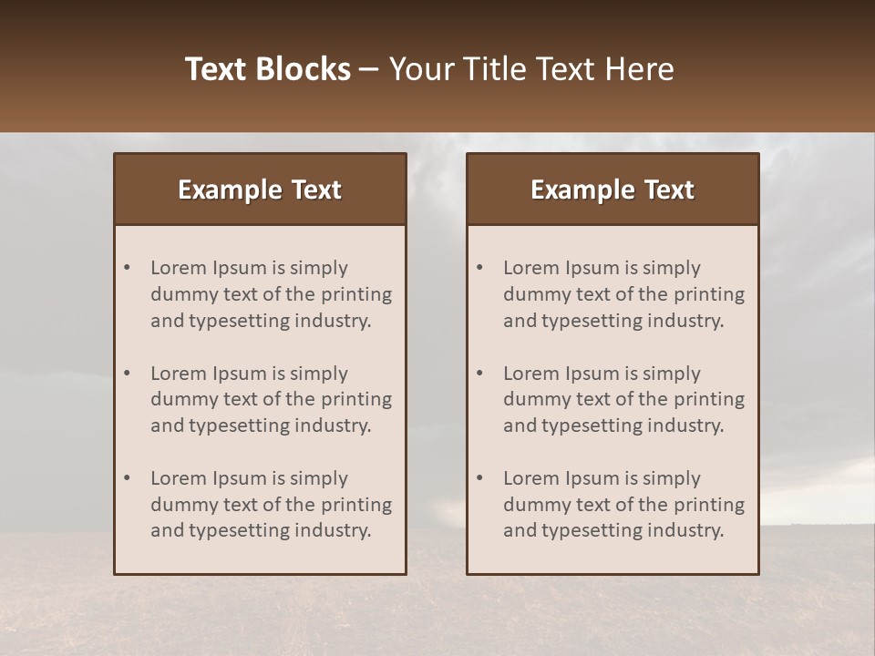 Equipment Conditioner Part PowerPoint Template