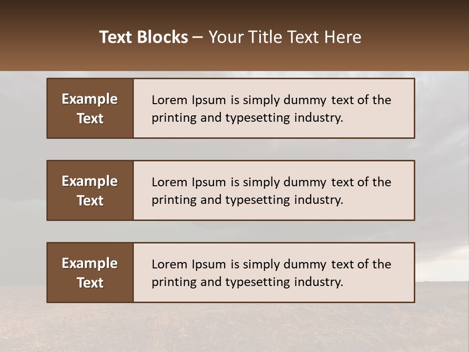 Equipment Conditioner Part PowerPoint Template
