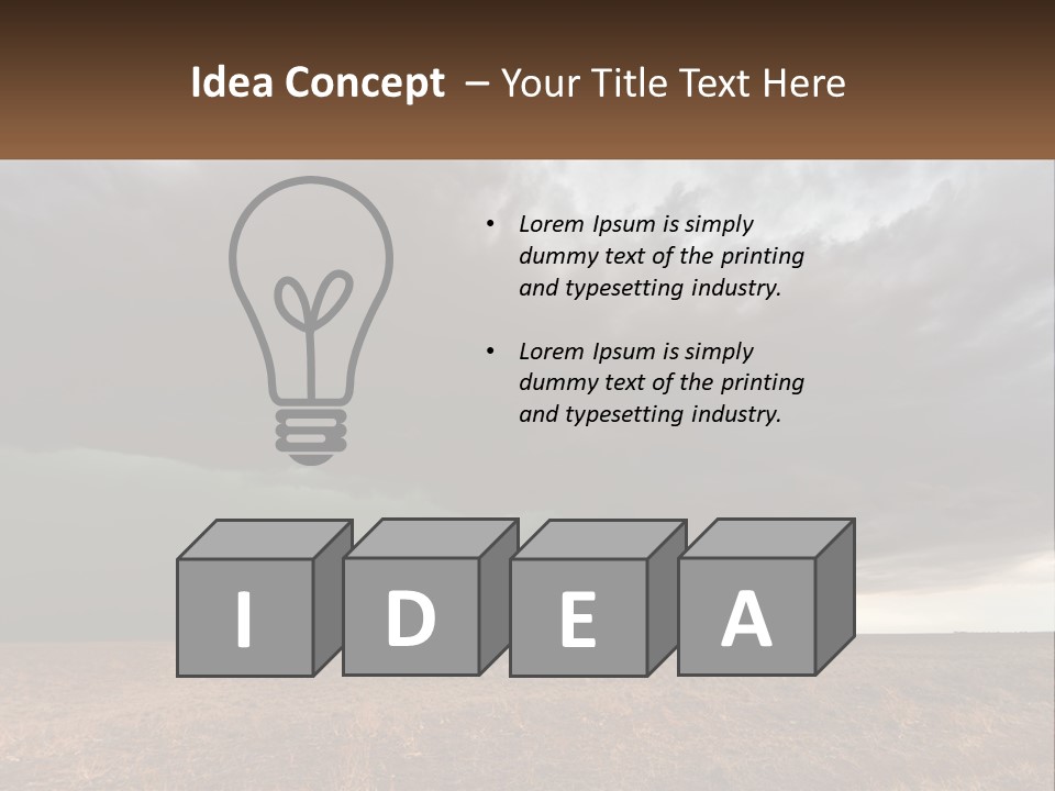 Equipment Conditioner Part PowerPoint Template