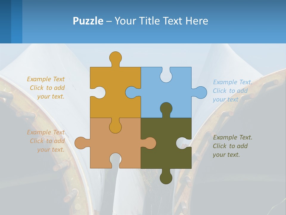 Conditioner Supply Part PowerPoint Template