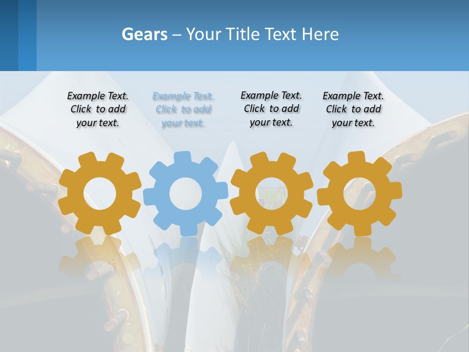 Conditioner Supply Part PowerPoint Template