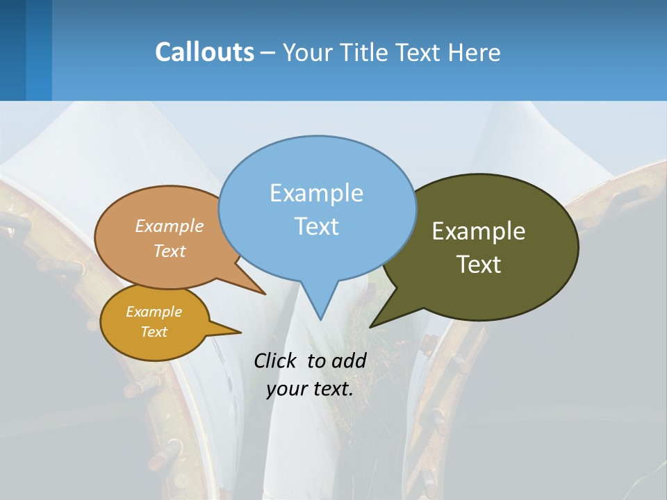 Conditioner Supply Part PowerPoint Template