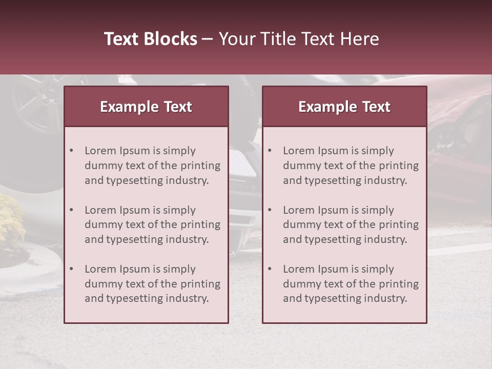 Industry Unit Part PowerPoint Template