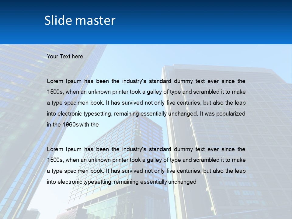 Conditioner Cooling Industry PowerPoint Template