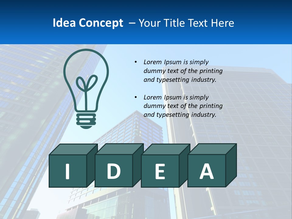 Conditioner Cooling Industry PowerPoint Template