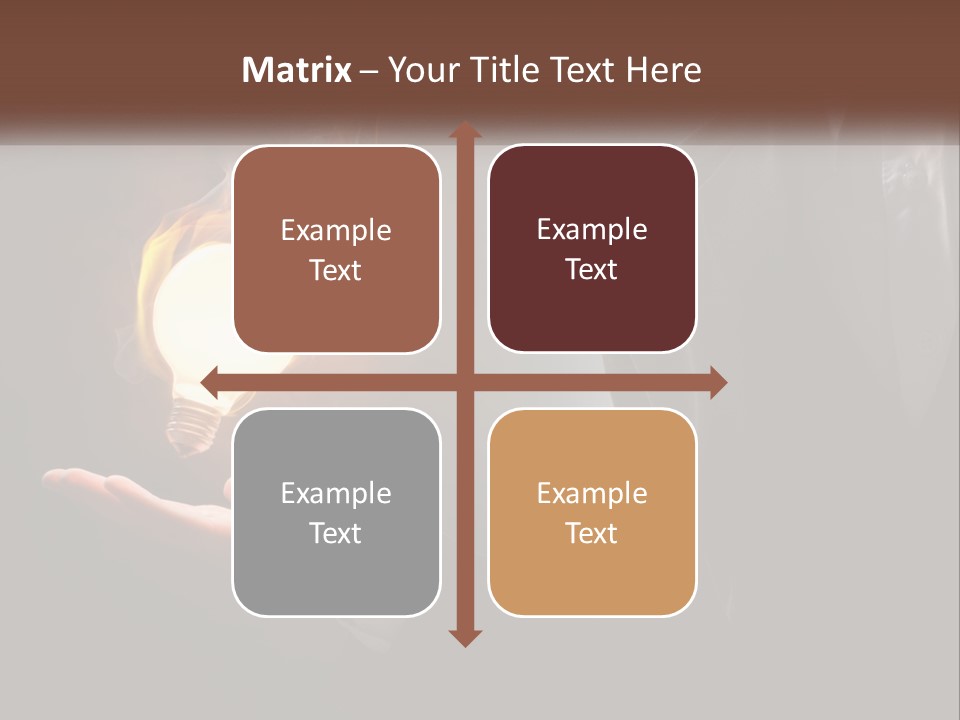 White Part Supply PowerPoint Template