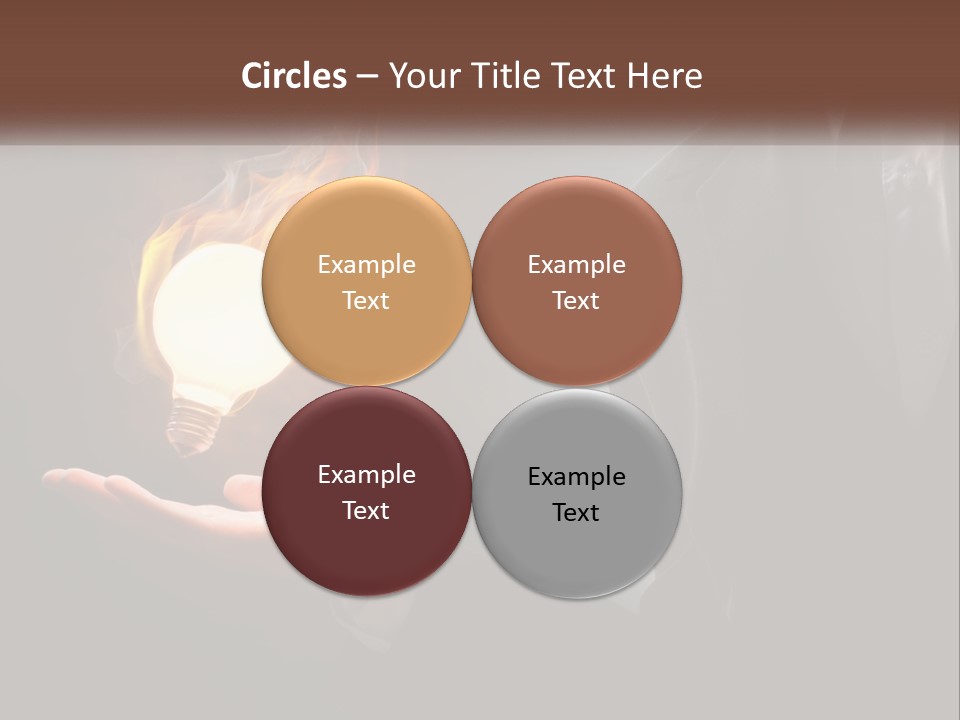 White Part Supply PowerPoint Template