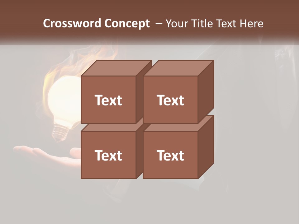 White Part Supply PowerPoint Template