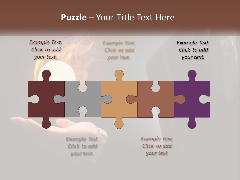 White Part Supply PowerPoint Template