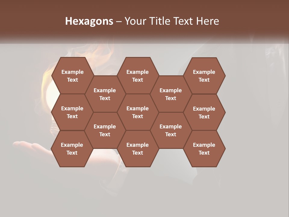 White Part Supply PowerPoint Template