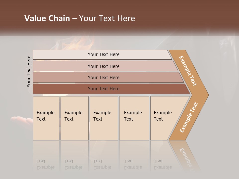 White Part Supply PowerPoint Template