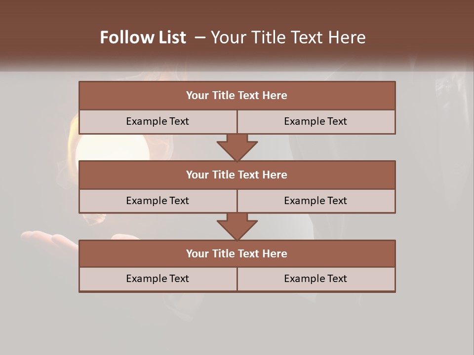 White Part Supply PowerPoint Template