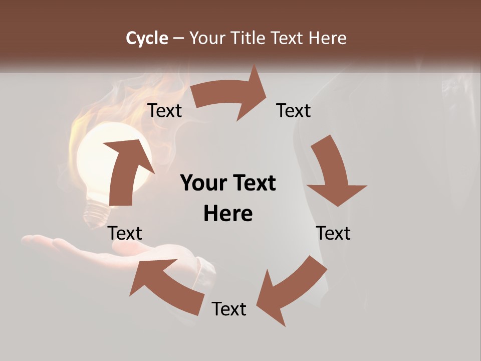 White Part Supply PowerPoint Template