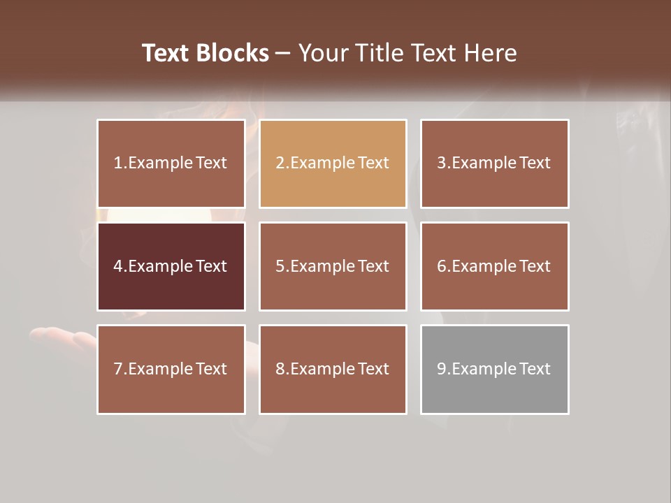 White Part Supply PowerPoint Template