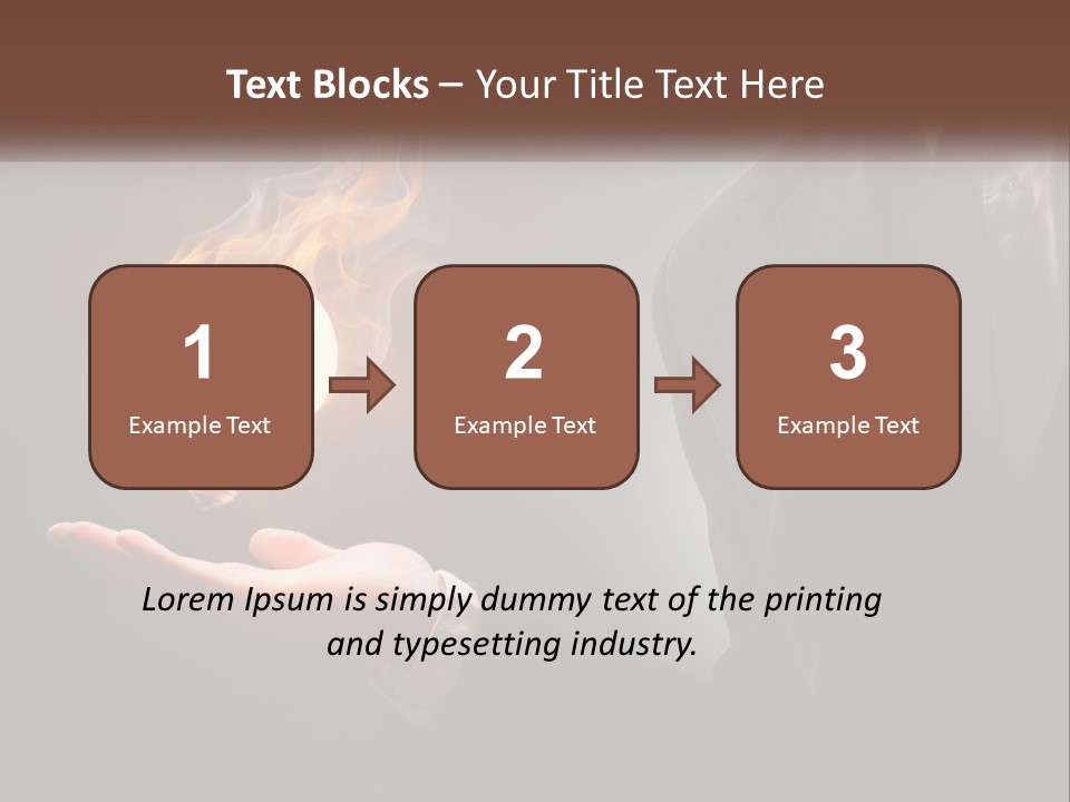 White Part Supply PowerPoint Template