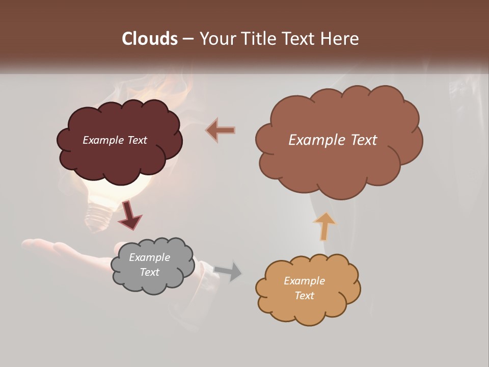 White Part Supply PowerPoint Template