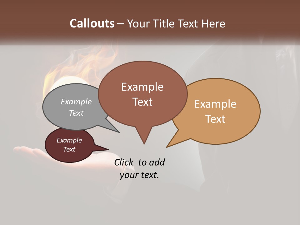 White Part Supply PowerPoint Template