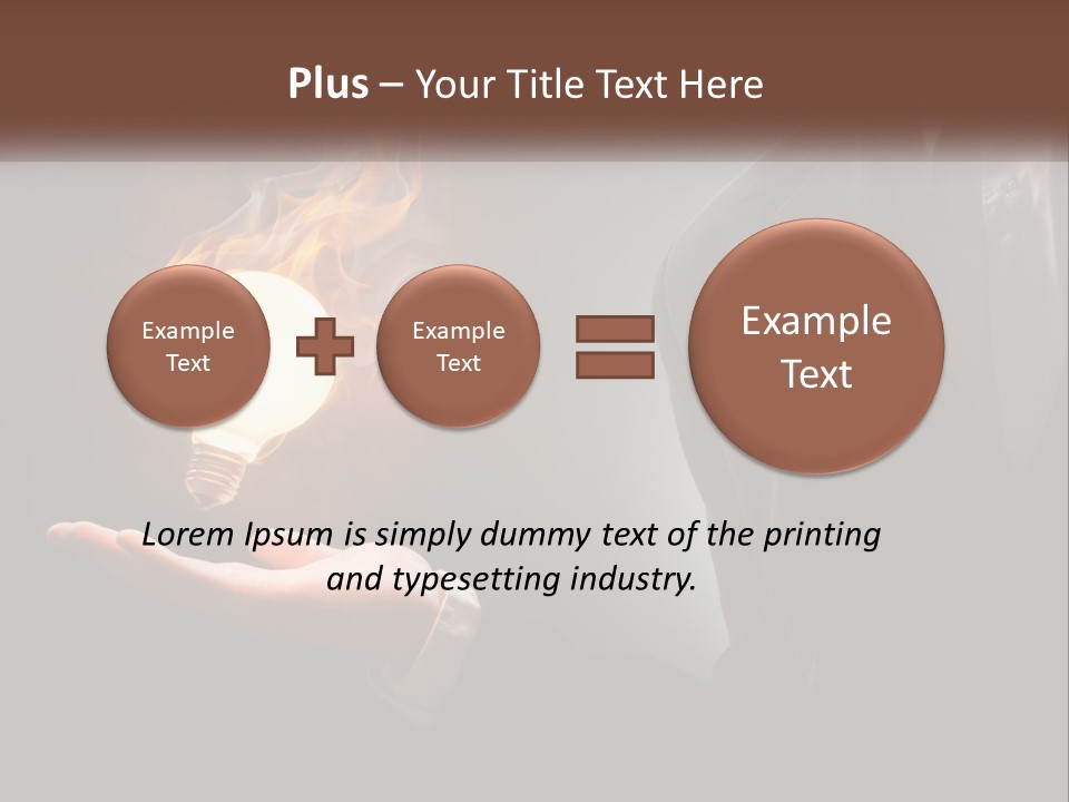White Part Supply PowerPoint Template