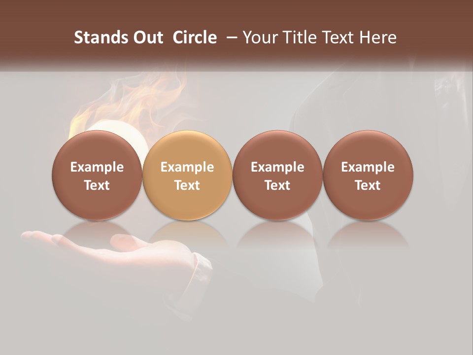 White Part Supply PowerPoint Template