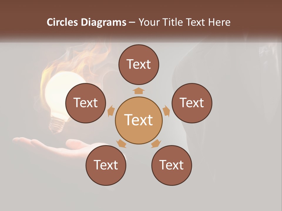 White Part Supply PowerPoint Template