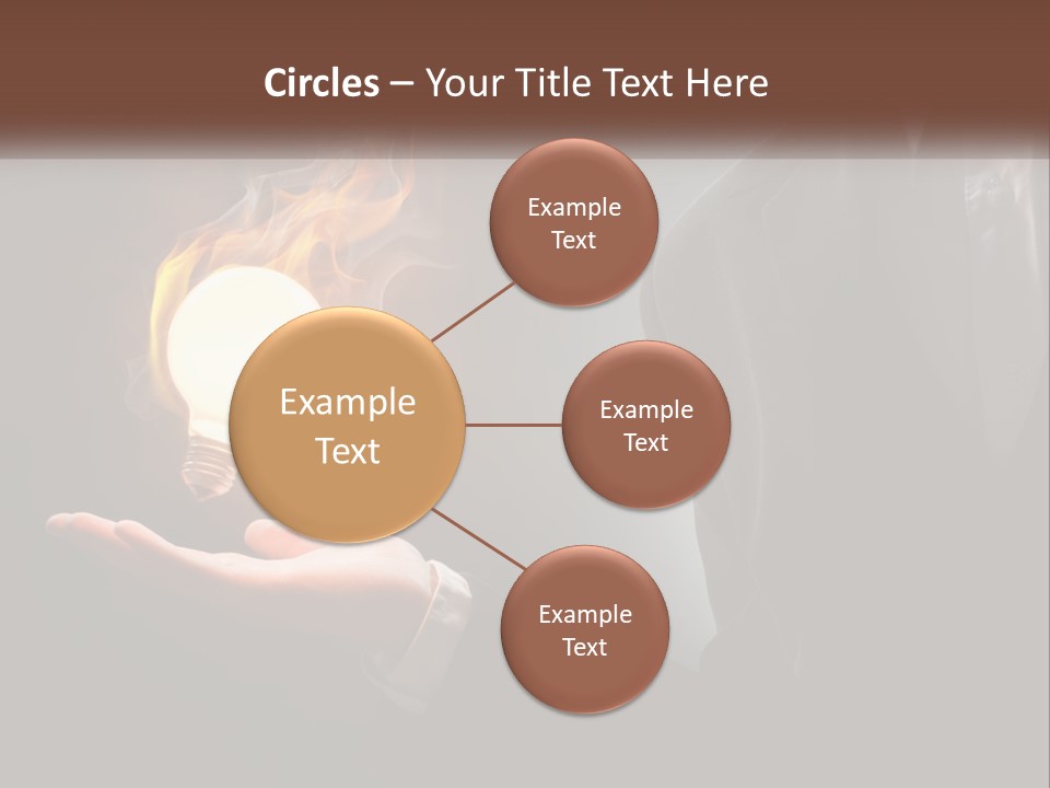 White Part Supply PowerPoint Template