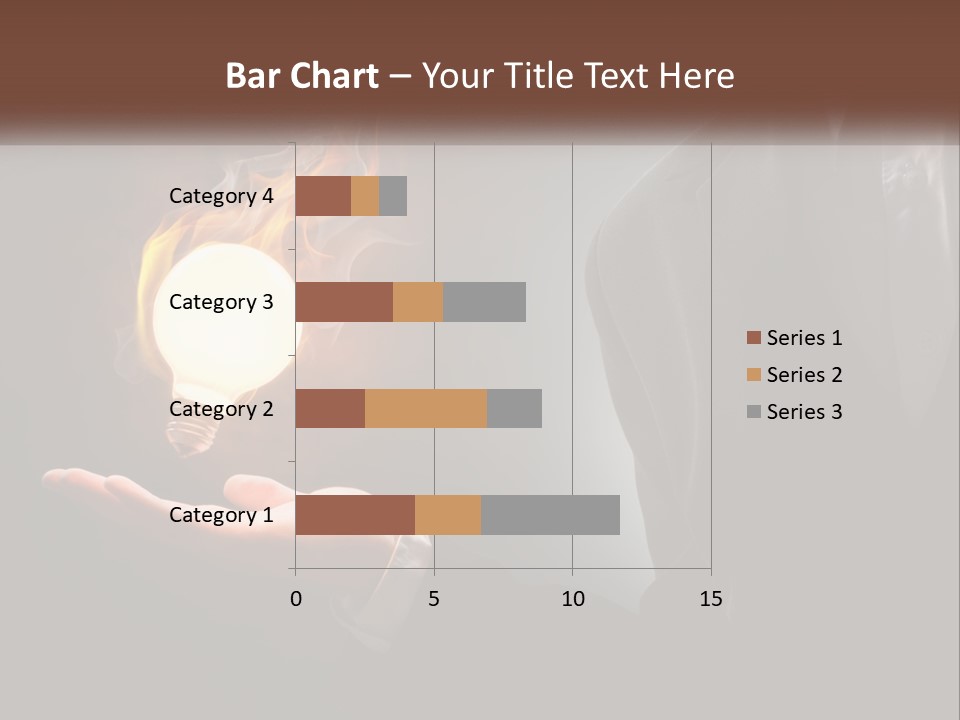 White Part Supply PowerPoint Template