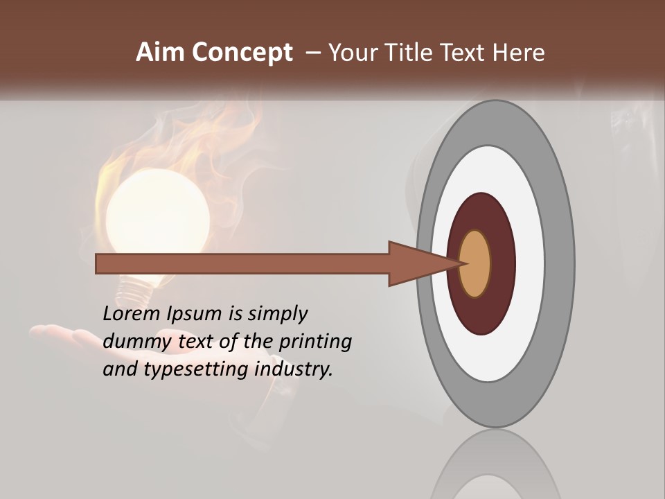White Part Supply PowerPoint Template