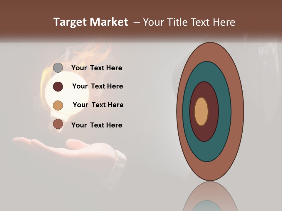 White Part Supply PowerPoint Template